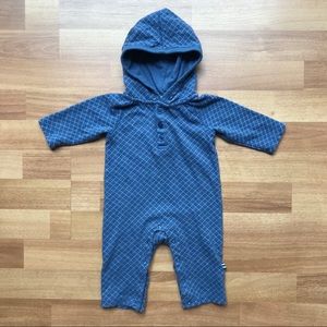 Splendid baby 3-6 month hooded snap leg romper